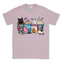 Lilac cat coffee cups Classic Tee - Zillion Design Studio