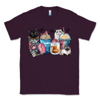Plum cat coffee cups Classic Tee - Zillion Design Studio