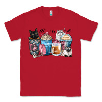 Red cat coffee cups Classic Tee - Zillion Design Studio