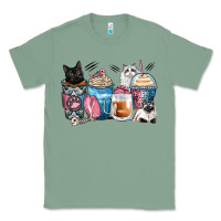 Sage cat coffee cups Classic Tee - Zillion Design Studio