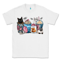 White cat coffee cups Classic Tee - Zillion Design Studio