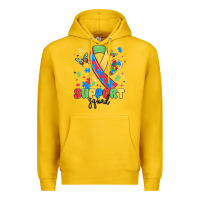 Lemon support squad autism Premium Hoodie - MaliasSmallBusiness
