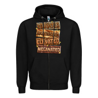 Black Educated motivated elevated melanated Zipper Hoodie - Zillion Design Studio