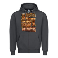 Smoke Educated motivated elevated melanated Zipper Hoodie - Zillion Design Studio