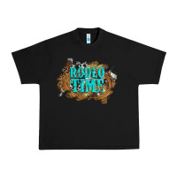 Black rodeo time  with leopard and cowhide Urban Heavy Tee - Artiststas