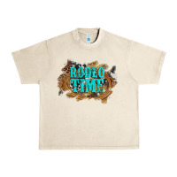 Sandshell rodeo time  with leopard and cowhide Urban Heavy Tee - Artiststas