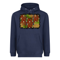 Navy christmas champagne background Heavyweight Hoodie - BundleAndBundleShop