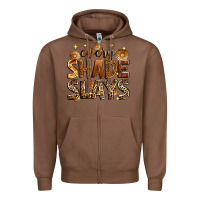 Chestnut Every shade slays Zipper Hoodie - Zillion Design Studio