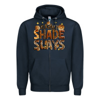 Navy Every shade slays Zipper Hoodie - Zillion Design Studio