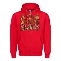 Red Every shade slays Zipper Hoodie - Zillion Design Studio