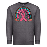 Charcoal Heather ribbon rainbow Premium Sweatshirt - JahusDesignShop