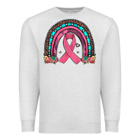 Oatmeal Heather ribbon rainbow Premium Sweatshirt - JahusDesignShop