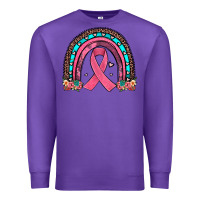 Purple ribbon rainbow Premium Sweatshirt - JahusDesignShop