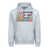 Heather Grey kindness is free sprinkle it everywhere Urban Hoodie - MaliasSmallBusiness