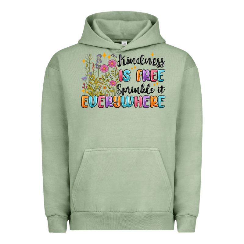 Kindness Is Free Sprinkle It Everywhere Urban Hoodie by MaliasSmallBusiness | Teevron