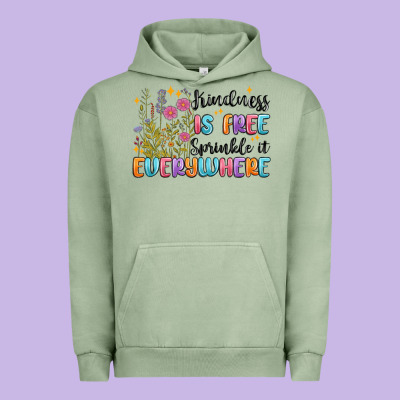Kindness Is Free Sprinkle It Everywhere Urban Hoodie Designed By Maliassmallbusiness