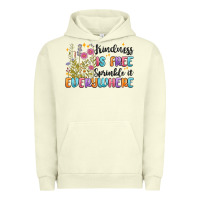 Pigment Pistachio kindness is free sprinkle it everywhere Urban Hoodie - MaliasSmallBusiness