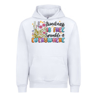 White kindness is free sprinkle it everywhere Urban Hoodie - MaliasSmallBusiness