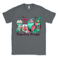 Charcoal Heather respiratory therapist coffee cups Classic Tee - Zillion Design Studio