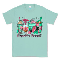 Seafoam respiratory therapist coffee cups Classic Tee - Zillion Design Studio