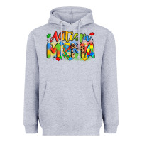 Heather Grey autism mama Heavyweight Hoodie - Artiststas