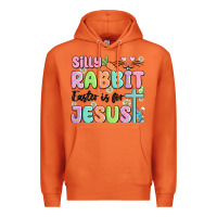 Carrot silly rabbit easter is for jesus Premium Hoodie - MaliasSmallBusiness