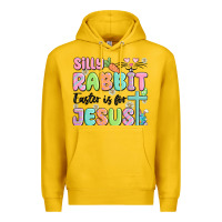Lemon silly rabbit easter is for jesus Premium Hoodie - MaliasSmallBusiness