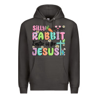 Smoke silly rabbit easter is for jesus Premium Hoodie - MaliasSmallBusiness