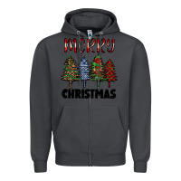 Smoke merry christmas trees Zipper Hoodie - RanaPortraitStore