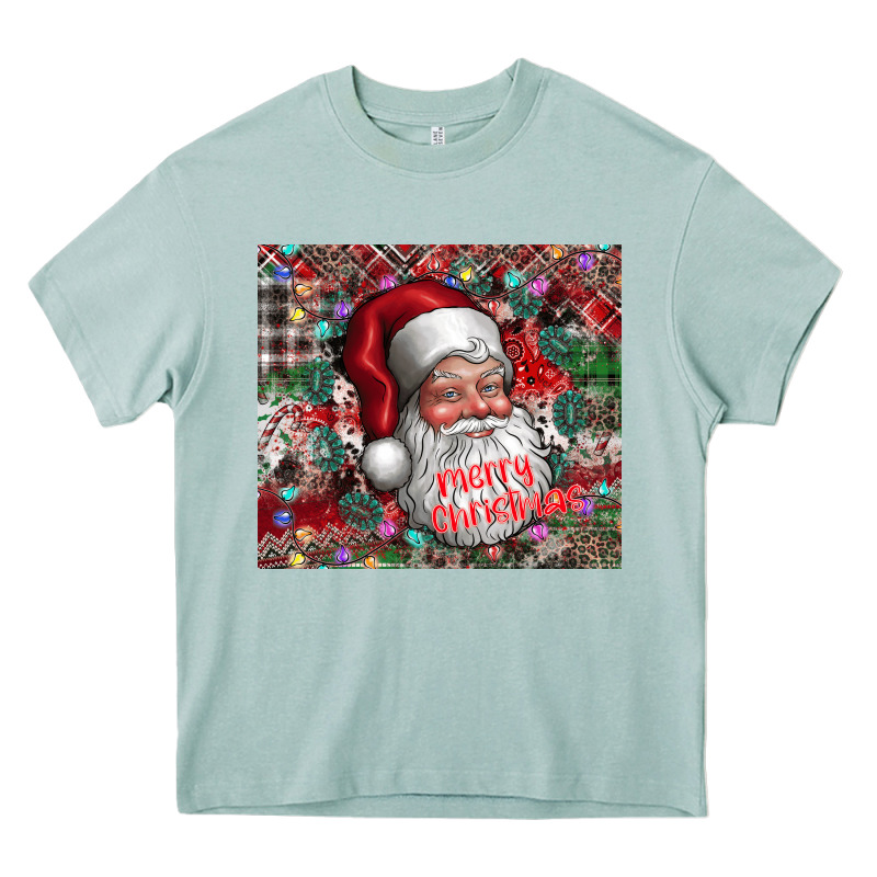Merry Christmas Heavy Core Tee by CowhideDigitalArt | Teevron