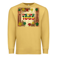 Antique Gold juneteenth 1865 Premium Sweatshirt - Artiststas
