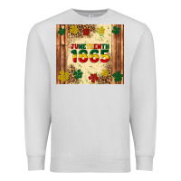 Dove Grey juneteenth 1865 Premium Sweatshirt - Artiststas