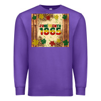 Purple juneteenth 1865 Premium Sweatshirt - Artiststas