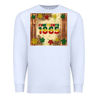White juneteenth 1865 Premium Sweatshirt - Artiststas