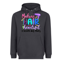 Smoke making hair beautiful is kinda my thing Heavyweight Hoodie - Artiststas