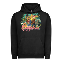 Pigment Black busy doing cowgirl Urban Hoodie - NancyCooperArtShop