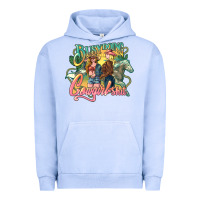 Pigment Grape Ice busy doing cowgirl Urban Hoodie - NancyCooperArtShop