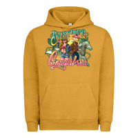 Pigment Peanut Butter busy doing cowgirl Urban Hoodie - NancyCooperArtShop