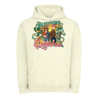Pigment Pistachio busy doing cowgirl Urban Hoodie - NancyCooperArtShop