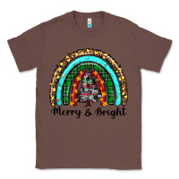 Chestnut merry and bright rainbow christmas Classic Tee - RanaPortraitStore
