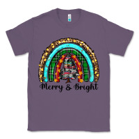 Lavender merry and bright rainbow christmas Classic Tee - RanaPortraitStore