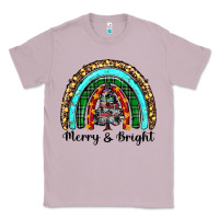 Lilac merry and bright rainbow christmas Classic Tee - RanaPortraitStore