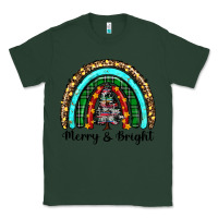 Sports Green merry and bright rainbow christmas Classic Tee - RanaPortraitStore