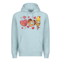 Blue Mist valentines day mexican food Premium Hoodie - MaliasSmallBusiness