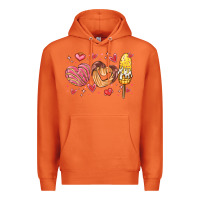 Carrot valentines day mexican food Premium Hoodie - MaliasSmallBusiness
