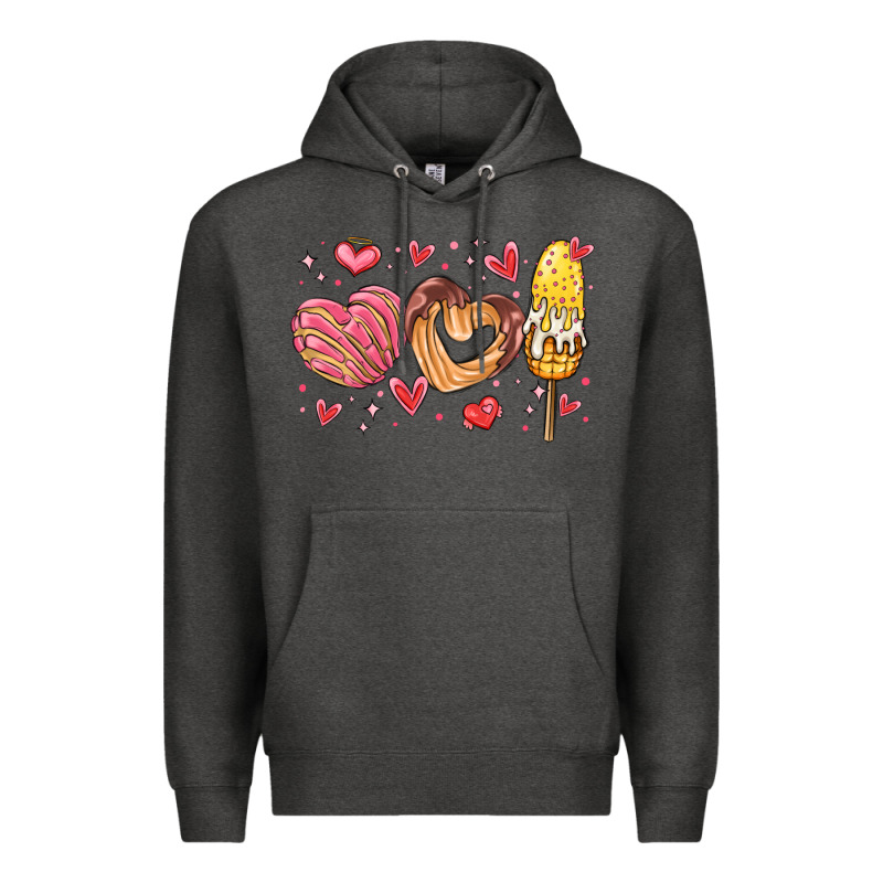 Valentines Day Mexican Food Premium Hoodie by MaliasSmallBusiness | Teevron