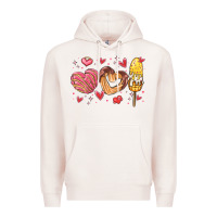 Pale Pink valentines day mexican food Premium Hoodie - MaliasSmallBusiness