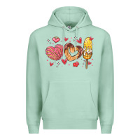 Seafoam valentines day mexican food Premium Hoodie - MaliasSmallBusiness