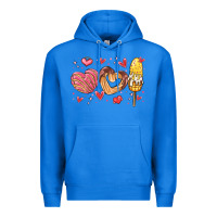 True Royal valentines day mexican food Premium Hoodie - MaliasSmallBusiness