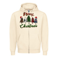 Sandshell merry christmas trees Zipper Hoodie - RanaPortraitStore